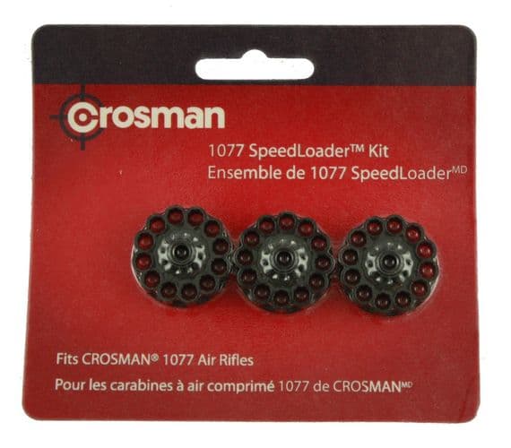 SPEEDLOADER MAGAZINES FOR CROSMAN 1077 RIFLE (CARD OF 3)