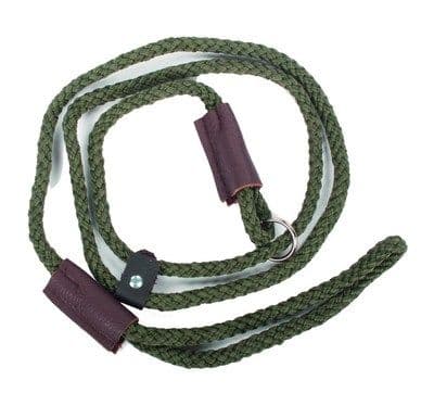 TRADITIONAL OLIVE  DOG LEAD