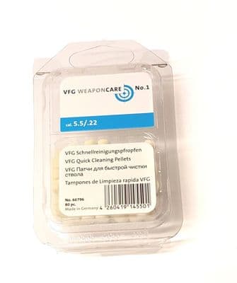 VFG CLEANING PELLETS .22 .177 FOR PISTOLS AND RIFLES