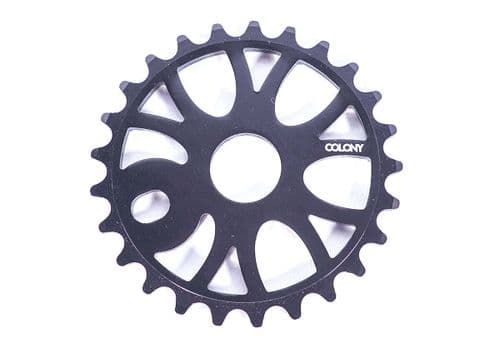 Colony Endeavour Sprocket - Team Design 25T Stamped 6061T6 - Black