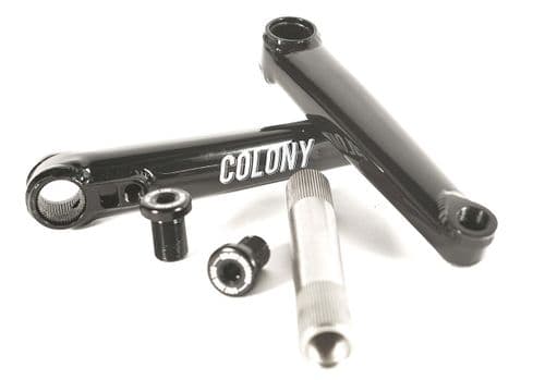 Colony Venator Cranks - 3 piece - 22mm 48 spline - 175mm - ED Black