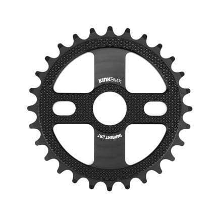 Kink Imprint Sprocket - Matt Black 28 Tooth