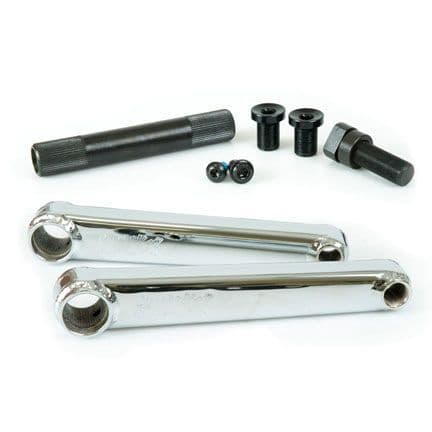 Total BMX Hangover H2 Cranks - Chrome 165mm