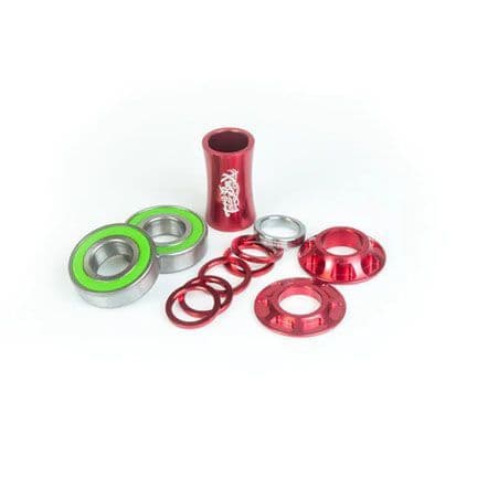 Total BMX Team Mid Bottom Bracket - Red 19mm