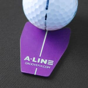 A•Line Ball Marker/Putt Alignment aid (Bull shape)