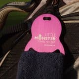 Little Monster Towel Holder and towel