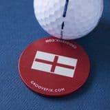 St George's Flag – BIG ball marker
