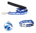 Blue Camouflage Dog Lead