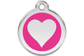 Red Dingo Dog Tag Heart