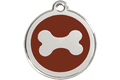 Red Dingo Dog Tag bone