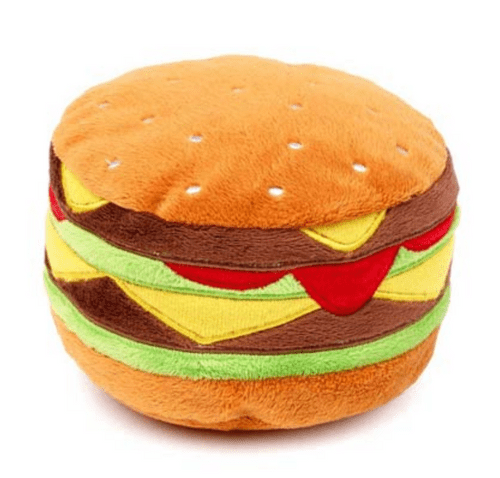 FuzzYard Plush Dog Toy Hamburger