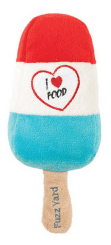FuzzYard Plush Dog Toy Popsicle
