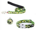 Green Camouflage Dog Collar