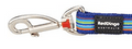 Red Dingo Blue striped Dog lead Spots