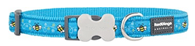 Red Dingo Bumble Bee Turquoise Dog Collar