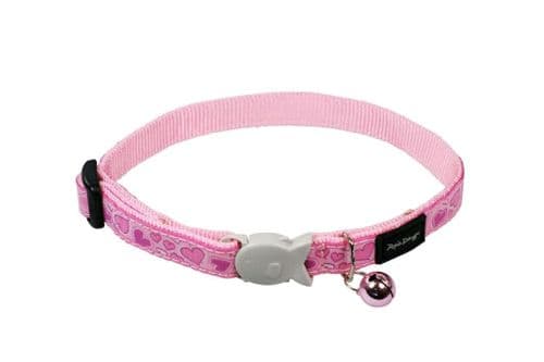 Red Dingo Cat collar Breezy Love Pink