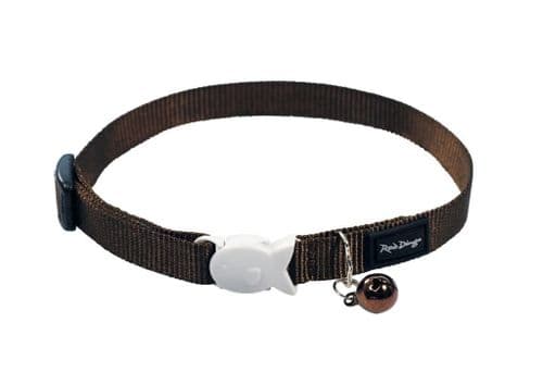 Red Dingo Cat collar Classic Brown