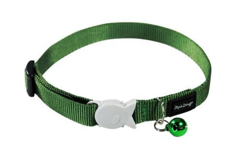 Red Dingo Cat Collar Classic Green