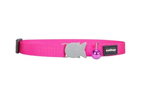 Red Dingo Cat collar Classic Hot Pink