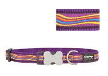 Red Dingo dog collar Dreamstream Purple