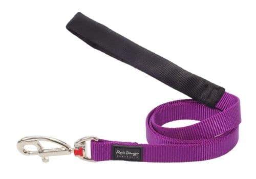 Red Dingo Dog Lead Classic Purple