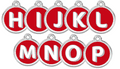 Red Dingo Dog Tag  A to Z letter