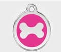 Red Dingo Dog Tag bone