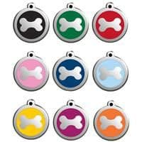 Red Dingo Dog Tag bone