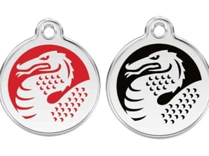 Red Dingo Dog Tag Dragon
