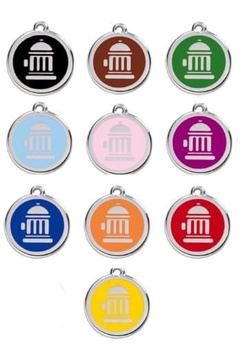 Red Dingo Dog Tag Fire Hydrant