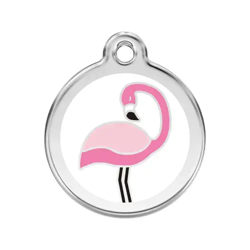 Red Dingo Dog Tag Flamingo