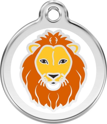Red Dingo Dog Tag Lion
