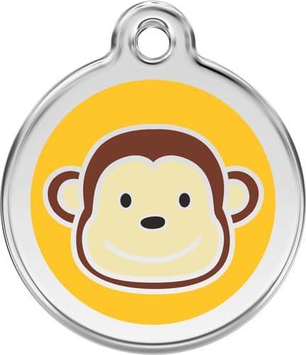 Red Dingo Dog Tag Monkey