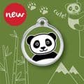 Red Dingo Dog Tag  Panda