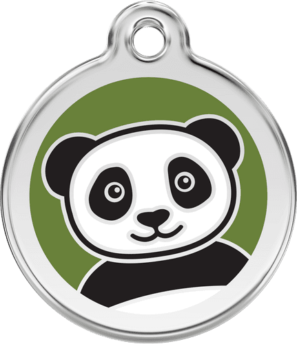 Red Dingo Dog Tag Panda