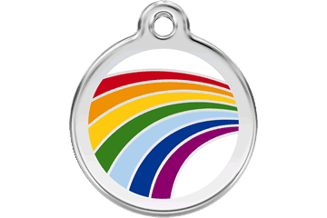 Red Dingo Dog Tag Rainbow