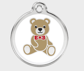 Red Dingo Dog Tag Teddy Bear