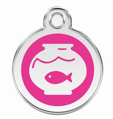 Red Dingo Enamel Cat Tags