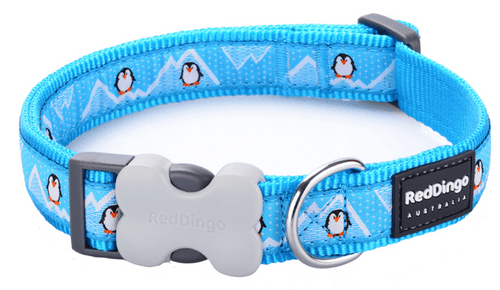 Red Dingo Penguin Christmas Dog Collar