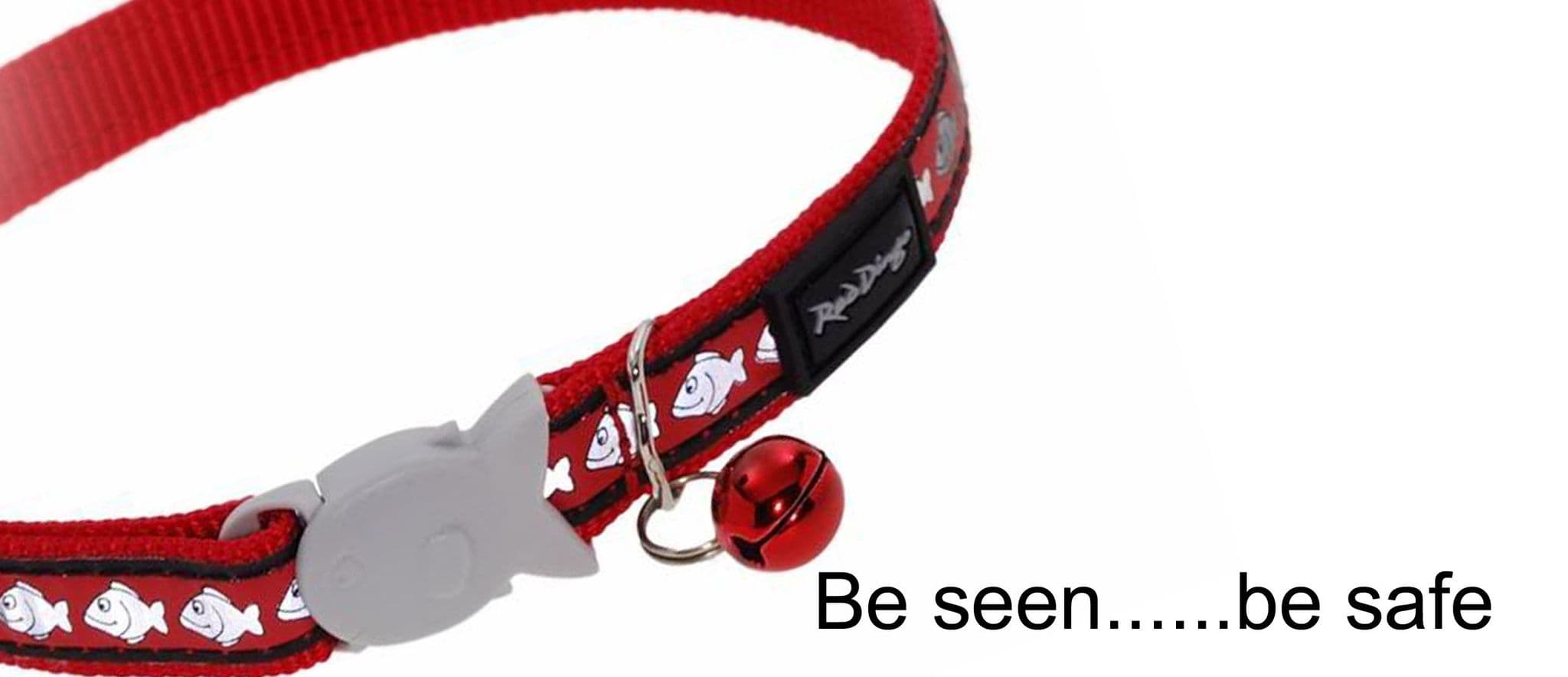 Red Dingo Reflective Cat Collars