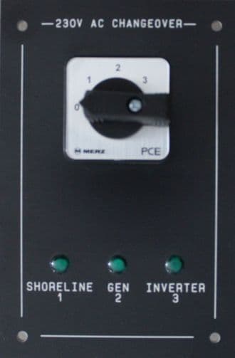 3 WAY AC CHANGEOVER PANEL