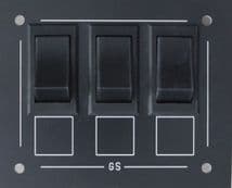 3 WAY WATERPROOF SWITCH WITH 45 NAME LABELS