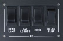 4 WAY WATERPROOF SWITCH PANEL