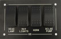 4WAY WATERPROOF SWITCH PANEL