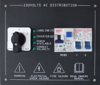 AC PANEL - 2 WAY CHANGEOVER PLUS MCBS
