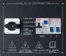 AC PANEL - 3 WAY CHANGEOVER PLUS MCBS
