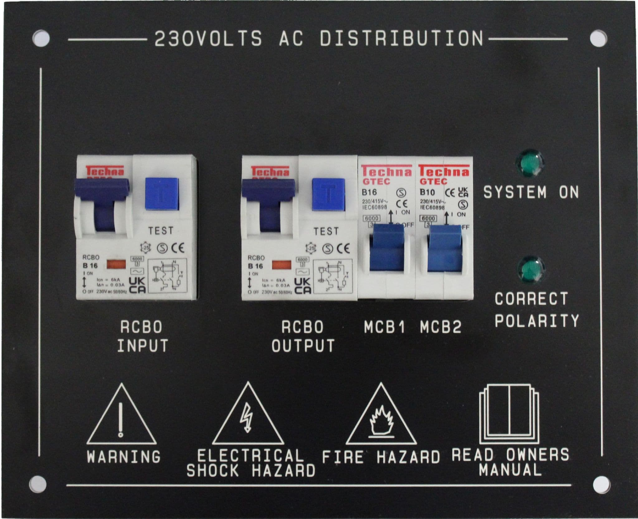TWIN RCBO PANEL