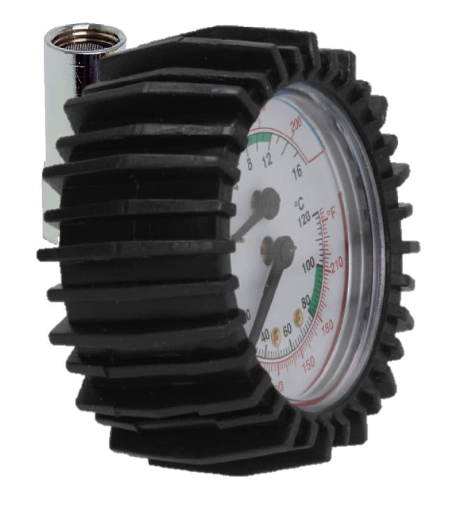 Portafilter pressure gauge