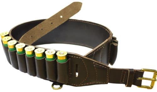 Bisley Deluxe Brown Leather Cartridge Belt