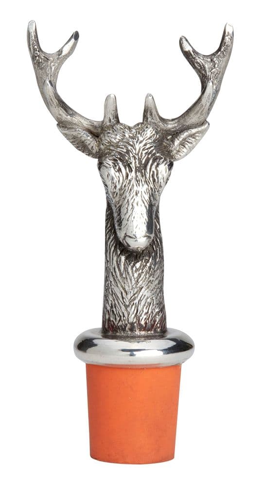 Bisley Pewter Stag Bottle Stopper